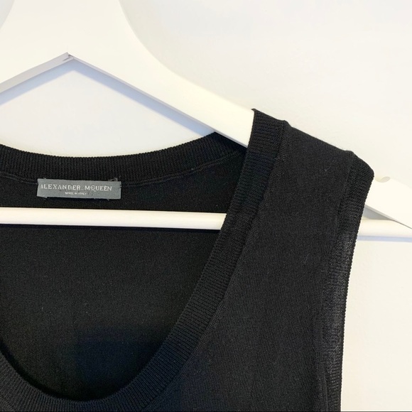 Alexander McQueen sleeveless wool sweater small - Picture 4 of 5